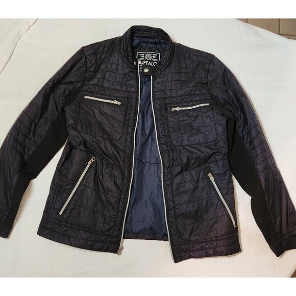 Buffalo David Bitton Men's Black Zip Up Jacket - Picture 4 of 9